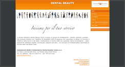 Desktop Screenshot of dentalbeauty.it